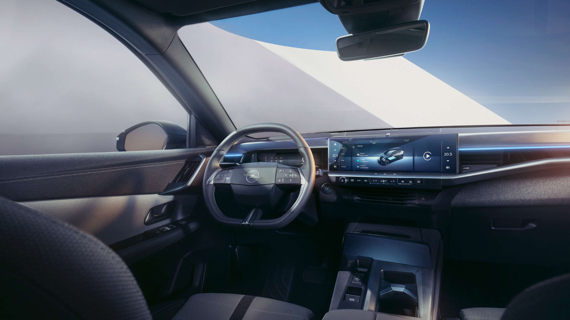 Інтерʼр салону нового Opel Grandland