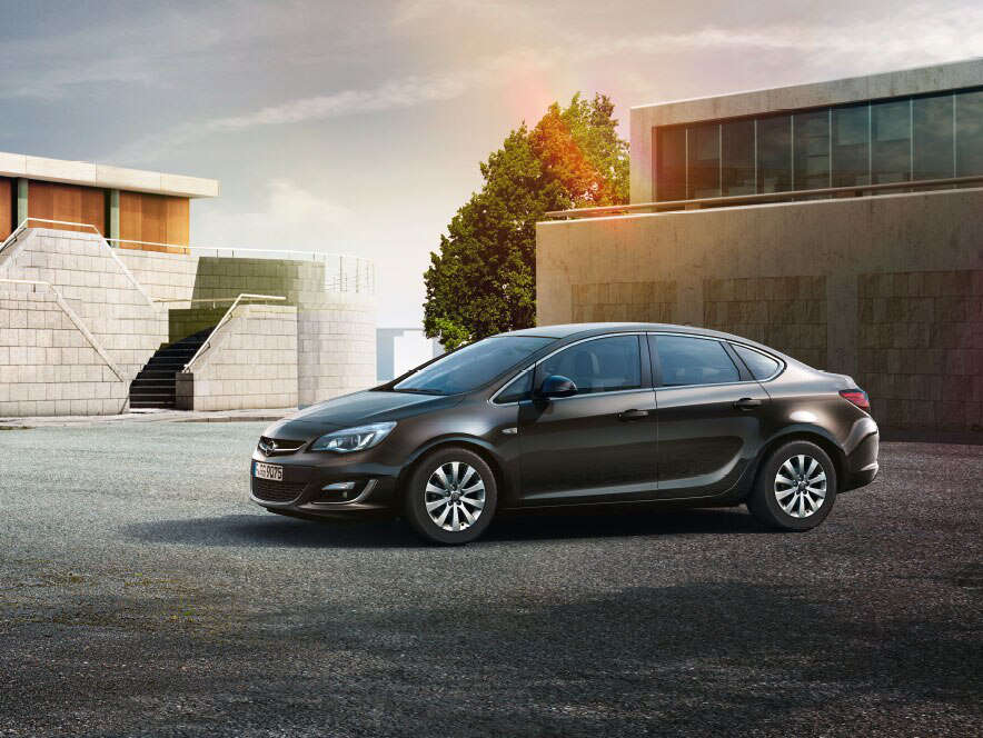 Opel Astra, вигляд cпереду