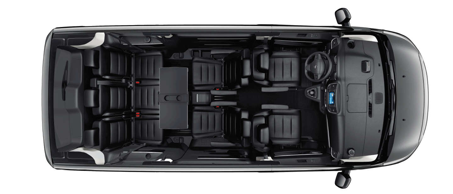 Opel Zafira Life, сидіння