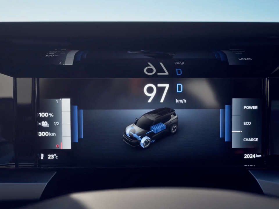 Opel Frontera, моніторинг запасу ходу